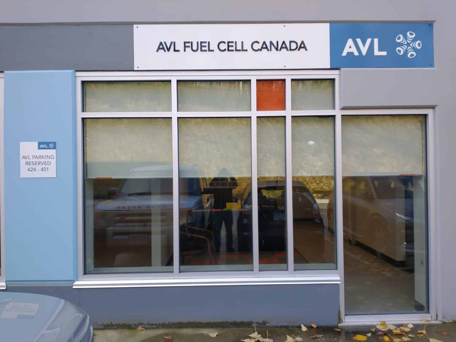 outdoor sign AVL fuel cell canada