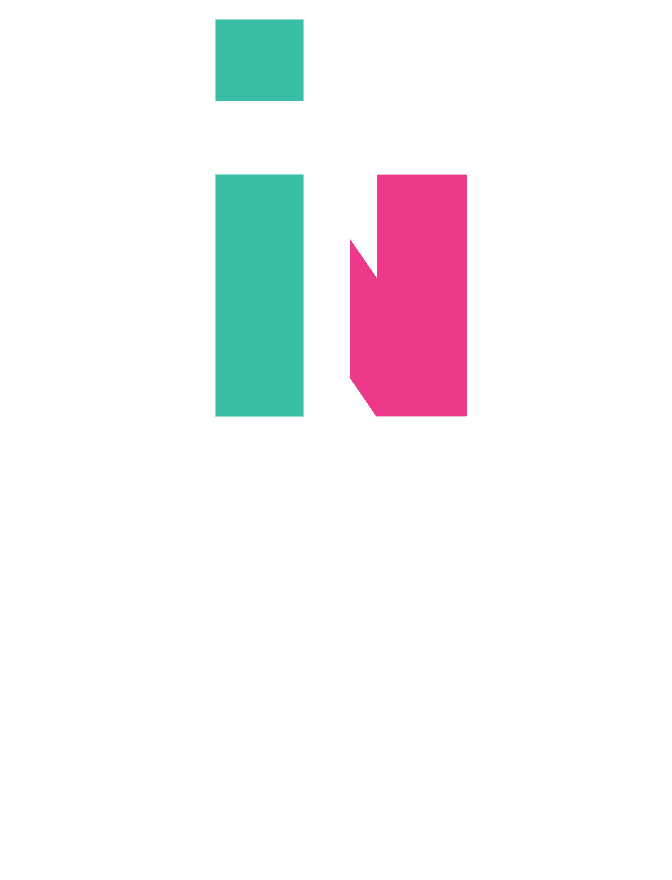 Influence Signs Logo Vertical White