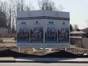 Post Panel Sign