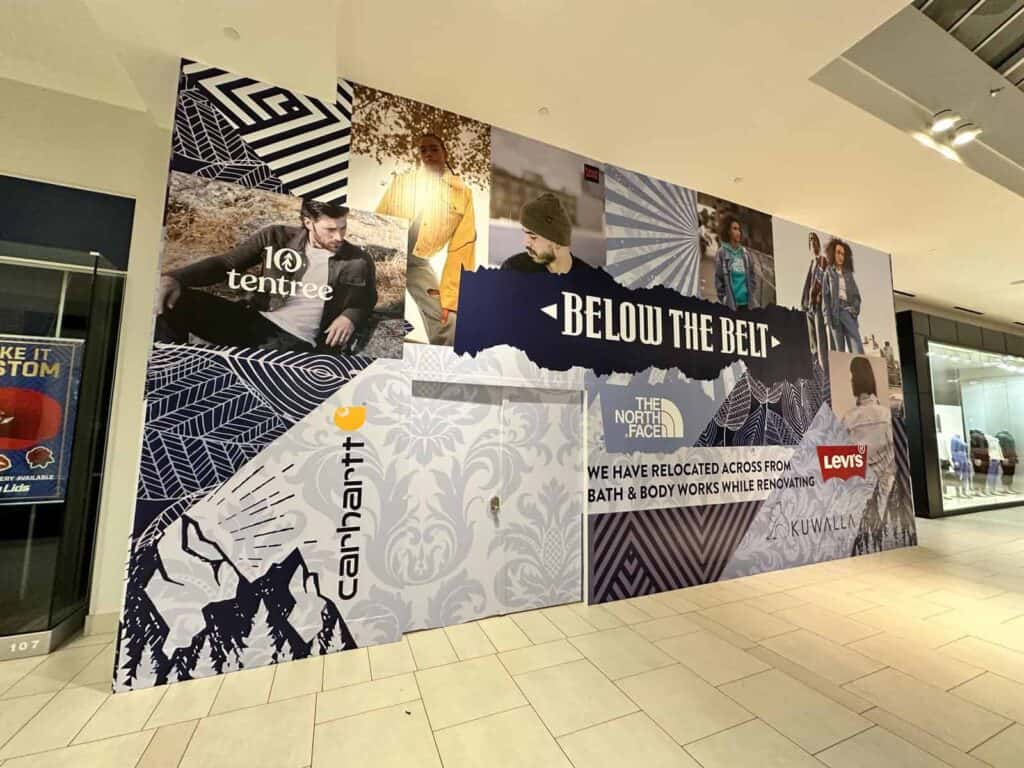 Hoarding graphics for Levis