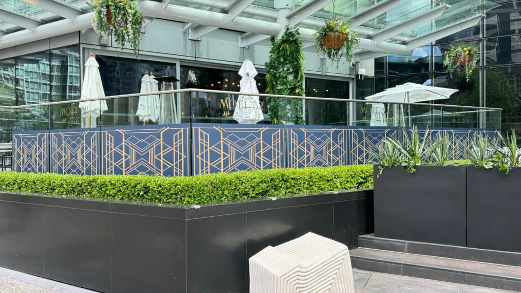 Window film for restaurant