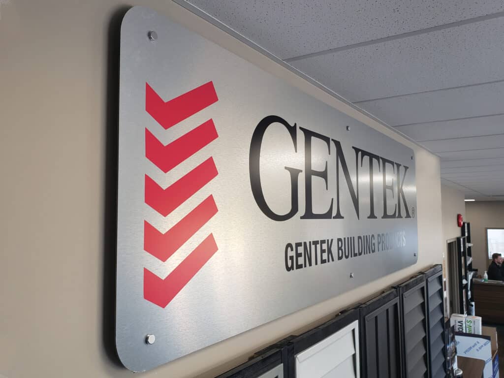 Office Aluminum sign