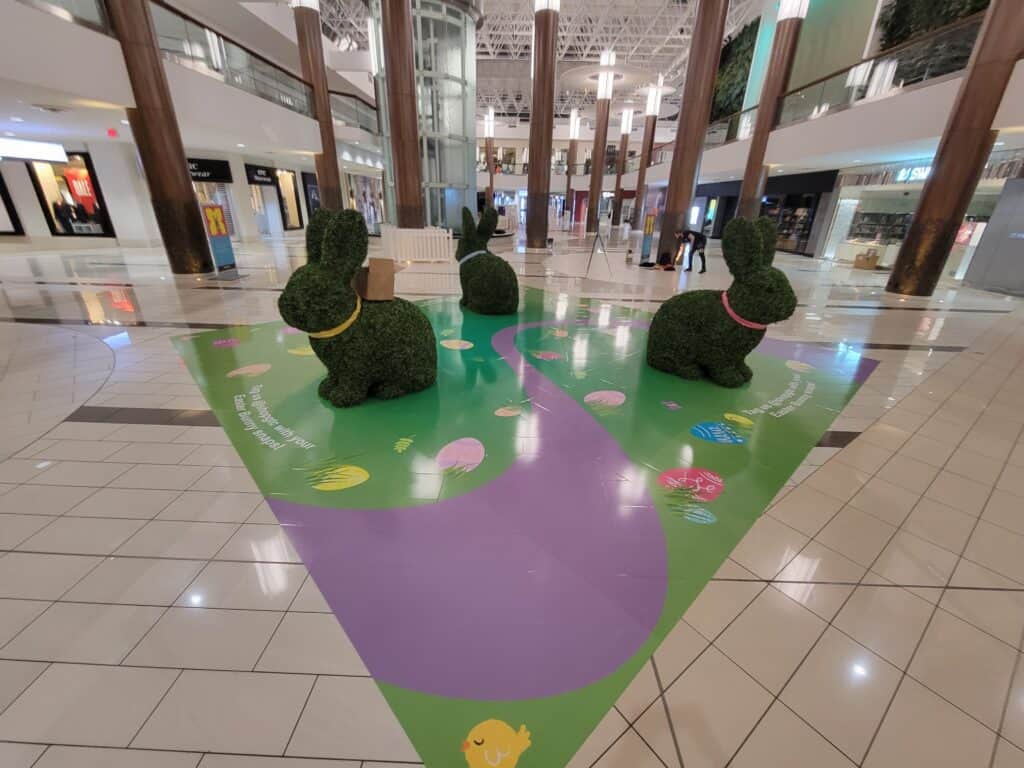 Floor vinyl graphics for easter